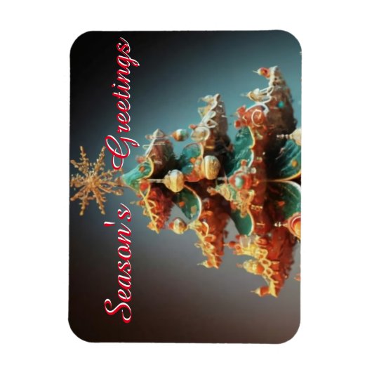 Seizoensgebonden groeten magneet (Verticaal)
