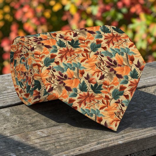 Seizoensgebonden Herfst Bladeren Necktie Stropdas