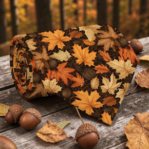 Seizoensgebonden herfst bladeren stropdas