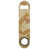 Seizoensgebonden Herfst bladpatroon Speed Flessenopener (Achterkant)