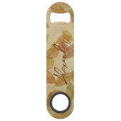 Seizoensgebonden Herfst bladpatroon Speed Flessenopener (Voorkant)