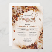 Seizoensgebonden herfst en herfstbloemen en bladko kaart (Voorkant / Achterkant)