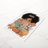 Seizoensgebonden herfst - Herfstfolie kerstkaart Folie Feestdagenkaart (Gedraaid)