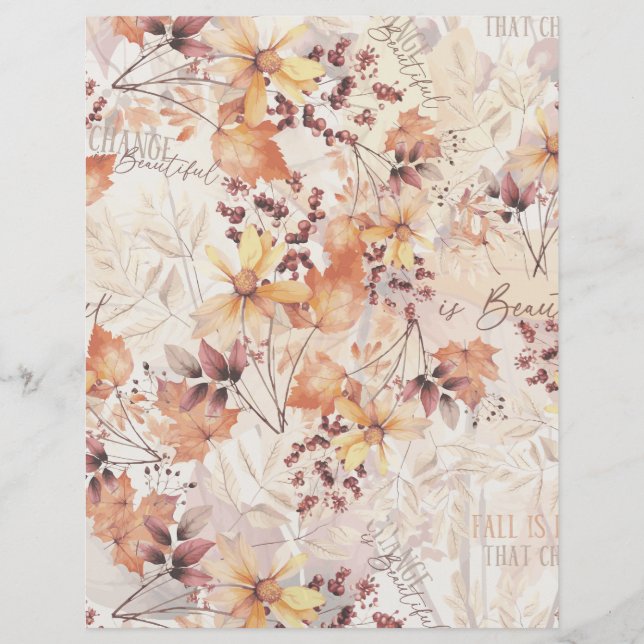 Seizoensgebonden herfst papier ambachten Herfst sc (Voorkant)