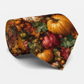 Seizoensgebonden Herfst Pompoen Necksjaal Stropdas (Opgerold)