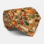 Seizoensgebonden Herfst Pompoen Necktie Stropdas (Opgerold)