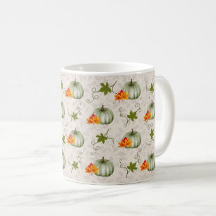 Seizoensgebonden herfst pompoen trendy patroon  koffiemok