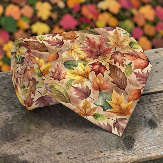 Seizoensgebonden herfst stropdas