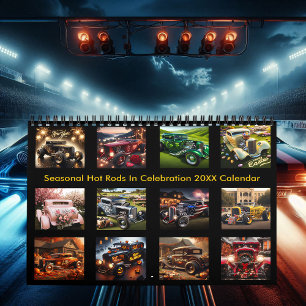 Seizoensgebonden Hot Rods in Celebration 20XX Kalender