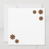 Seizoensgebonden kerstspecerijen kaart (Achterkant)