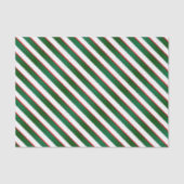 Seizoensgebonden Kerstvakantie Strepen Tissuepapier (Voorkant)