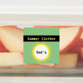 Seizoensgebonden kledingopslag / thuisorganisatie labels (Aangebracht)