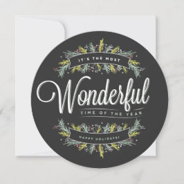 Seizoensgebonden Lente Ronde Vakantie Fotokaart Feestdagenkaart