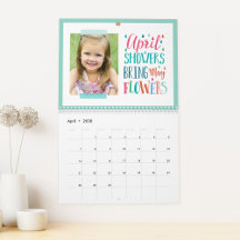 Seizoensgebonden offertes Moderne fotokalender