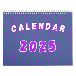 Seizoensgebonden patroon: kleurrijk en schattig on kalender