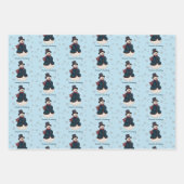 Seizoensgebonden persoonlijke cadeauLabel Inpakpapier Vel (Voorkant 3)