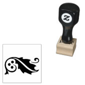 Seizoensgebonden Rechtergrens Holly Decor Rubber S Rubberstempel (Gestempeld)