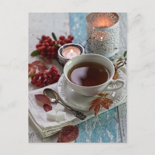 Seizoensgebonden roodbessen leven nog steeds briefkaart (Voorkant)