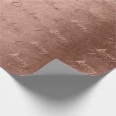 Seizoensgebonden Roos met prettig kerstfeest Cadeaupapier (Hoek)