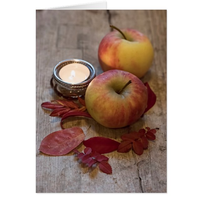 Seizoensgebonden rustige appels blijven leven (Voorkant)