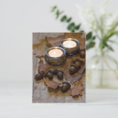 Seizoensgebonden rustige nachtzuren blijven leven briefkaart (Staand voorkant)