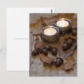 Seizoensgebonden rustige nachtzuren blijven leven briefkaart (Voorkant / Achterkant)