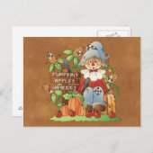 Seizoensgebonden scarecrow voor elk doel briefkaar briefkaart (Voorkant / Achterkant)