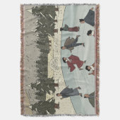 Seizoensgebonden schaatsen deken (Voorkant Verticaal)