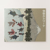 Seizoensgebonden schaatsen legpuzzel (Horizontaal)