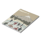 Seizoensgebonden schaatsen notitieblok (Linkerzijde)