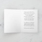 seizoensgebonden sneeuwscooterij op het platteland feestdagen kaart (Binnen)