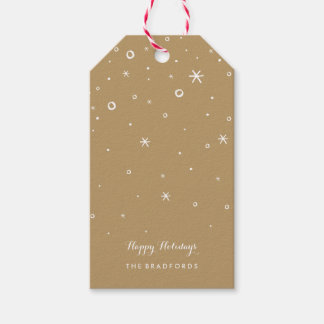 Seizoensgebonden Sparkle Holiday Gift Labels Cadeaulabel