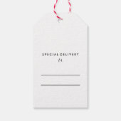 Seizoensgebonden Sparkle Holiday Gift Labels Cadeaulabel (Achterkant)