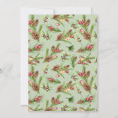 Seizoensgebonden Splendor Kerstfeest Kaart (Achterkant)