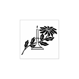 Seizoensgebonden stylistisch Plant Decor Rubber St Rubberstempel