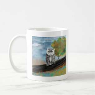Seizoensgebonden Uil Print Baby Koffiemok