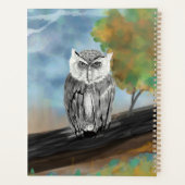 Seizoensgebonden Uil Schilderen in Natuur Wonders Planner (Achterkant)