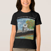 Seizoensgebonden Uil Schilderen in Natuur Wonders Tri-Blend Shirt (Voorkant)