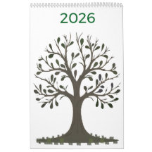 🌿 Seizoensgebonden wandkalender - verander het ja