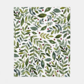 Seizoensgebonden waterverf en bessen fleece deken (Voorkant)