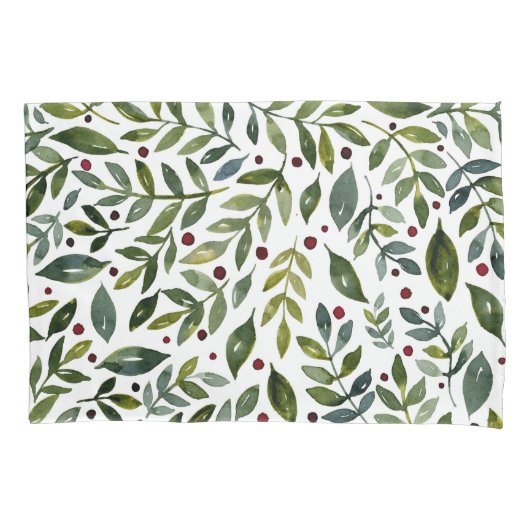 Seizoensgebonden waterverf en bessen kussensloop (Voorkant)