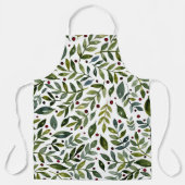 Seizoensgebonden waterverf en bessen schort (Voorkant)