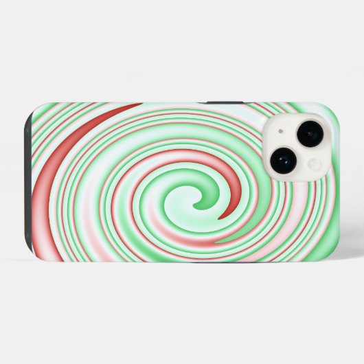 seizoensgebonden werveling iPhone hoesje (Achterkant horizontaal)