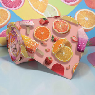 Seizoensgebonden Zomer Fruit Aangepaste Das