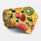 Seizoensgebonden Zomer Fruit Das (Opgerold)