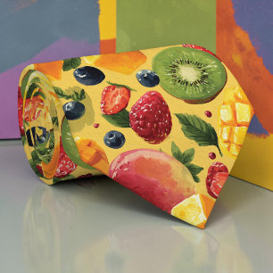 Seizoensgebonden Zomer Fruit Das