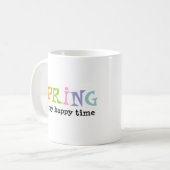 seizoensgebondenheid voorjaarstijd mok koffie (Voorkant links)