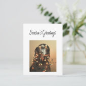 Seizoensgordel met de Duitse kustwijzer Feestdagenkaart (Staand voorkant)