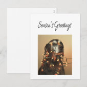 Seizoensgordel met de Duitse kustwijzer Feestdagenkaart (Voorkant / Achterkant)