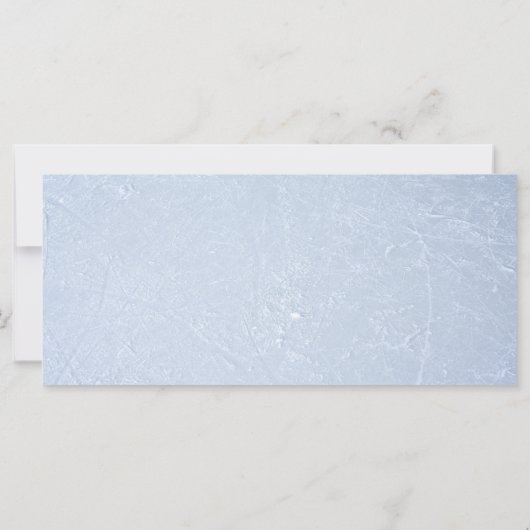 Seizoensgrietjes Hockey Photo Flat Card (Achterkant)